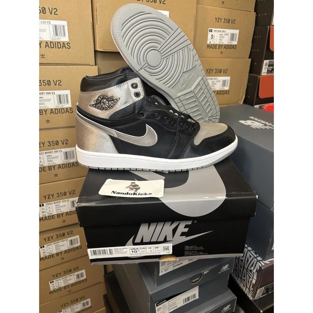 Nike Air Jordan 1 Retro High OG Black Satin Shadow 10.5/ 9Men's FD4810 010